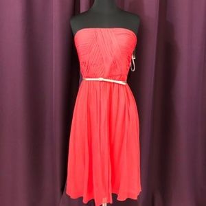Donna Morgan Size 4 Red Belt Formal Dress